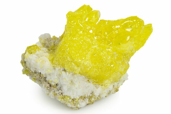 Bright-Yellow Sulfur Crystals - Bolivia #322534